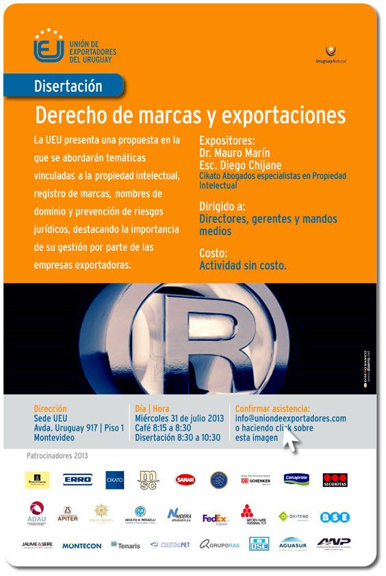 hacer clic para confirmar asistencia vía e-mail